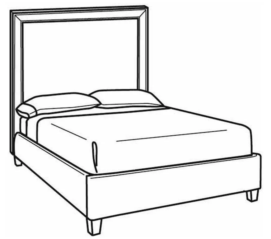 CR Laine BQ100-T Keaton Tall Queen Bed CR Laine BQ100-T Keaton Tall Queen Bed