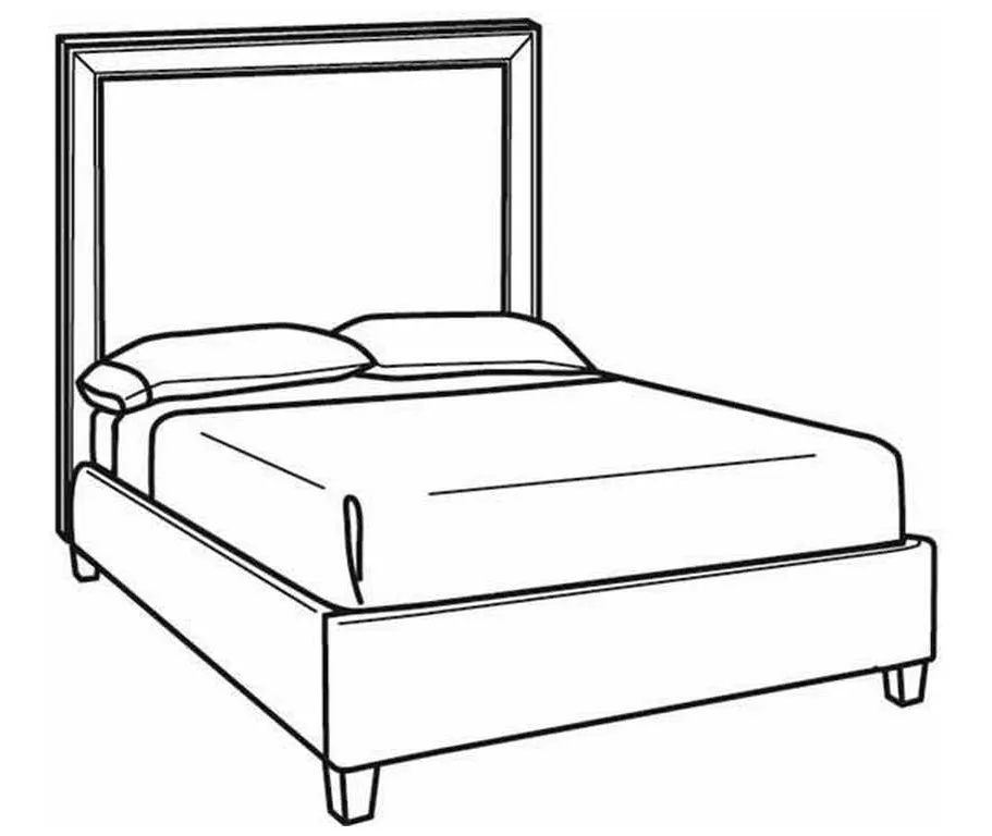 CR Laine BQ100-T Keaton Tall Queen Bed CR Laine BQ100-T Keaton Tall Queen Bed