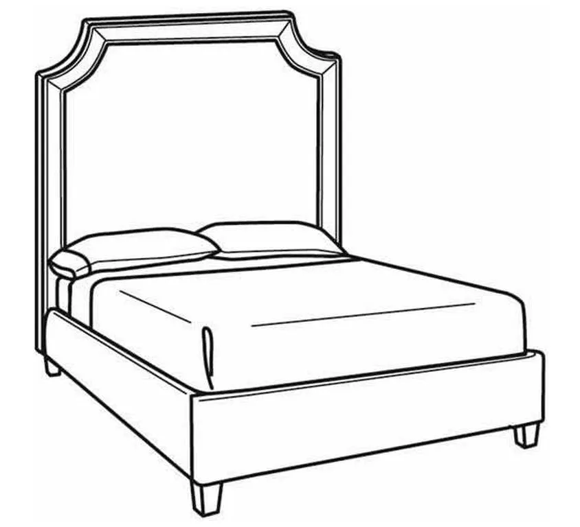 CR Laine BQ200-T Carson Tall Queen Bed CR Laine BQ200-T Carson Tall Queen Bed