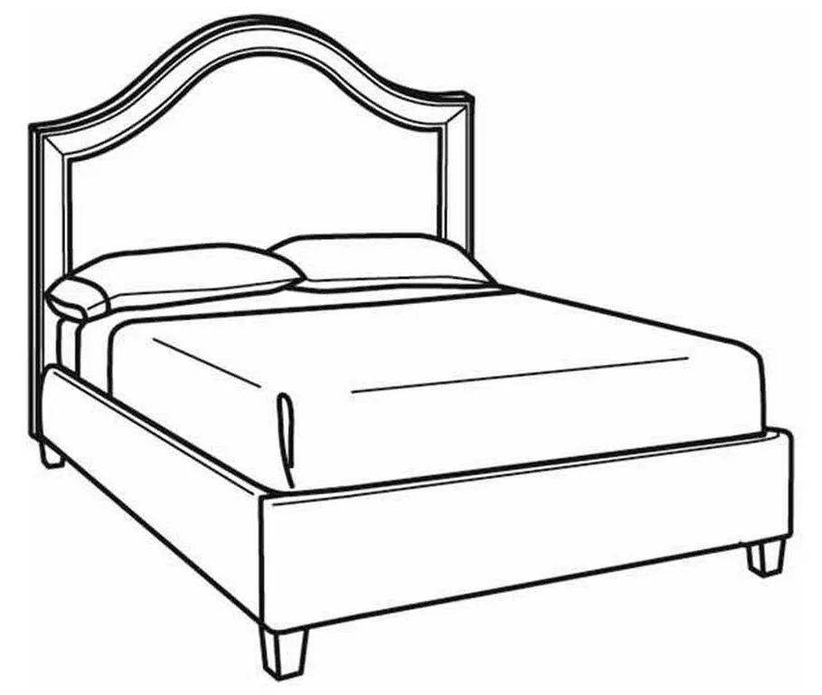 CR Laine BQ300-S Alexa Short Queen Bed CR Laine BQ300-S Alexa Short Queen Bed