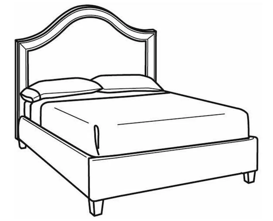 CR Laine BQ300-S Alexa Short Queen Bed CR Laine BQ300-S Alexa Short Queen Bed