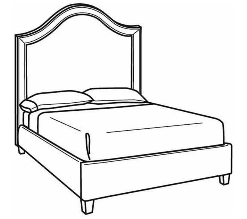 CR Laine BQ300-T Alexa Tall Queen Bed CR Laine BQ300-T Alexa Tall Queen Bed