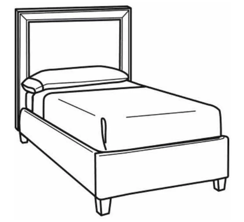 CR Laine BT100-S Keaton Short Twin Bed CR Laine BT100-S Keaton Short Twin Bed