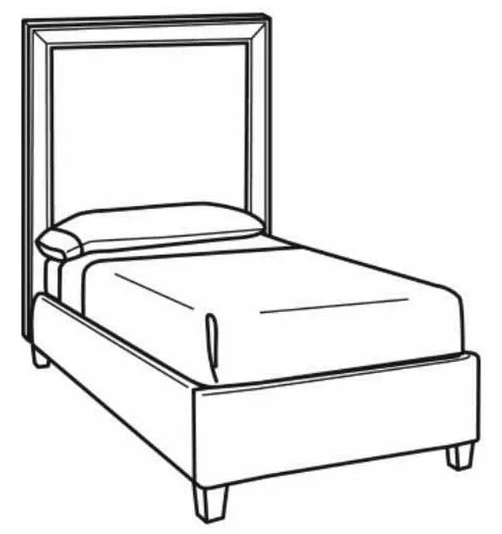 CR Laine BT100-T Keaton Tall Twin Bed CR Laine BT100-T Keaton Tall Twin Bed