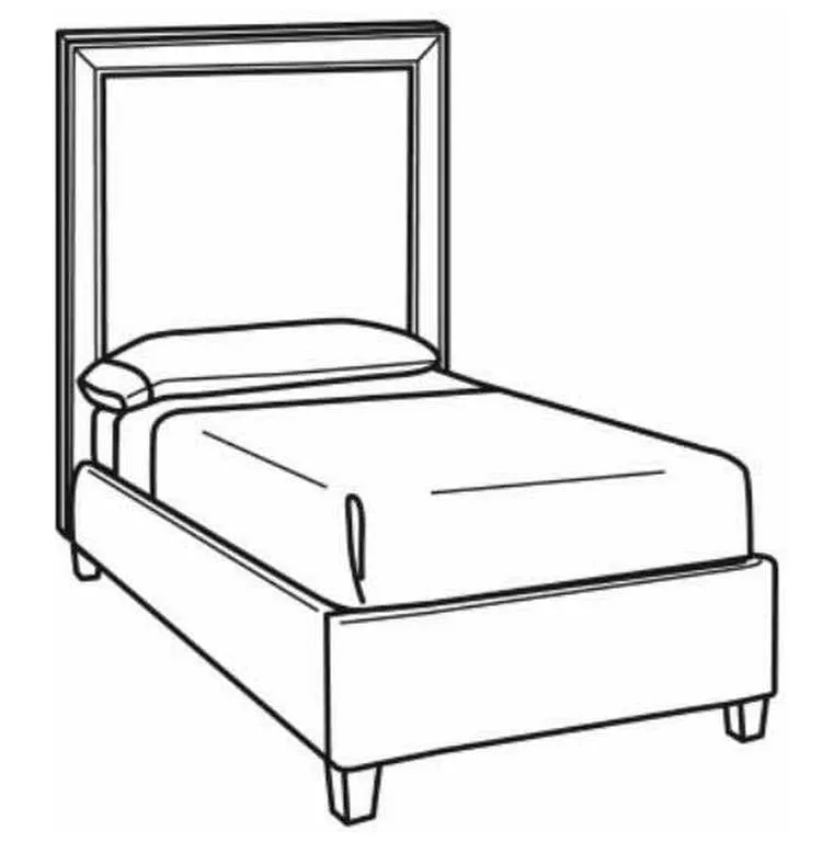 CR Laine BT100-T Keaton Tall Twin Bed CR Laine BT100-T Keaton Tall Twin Bed