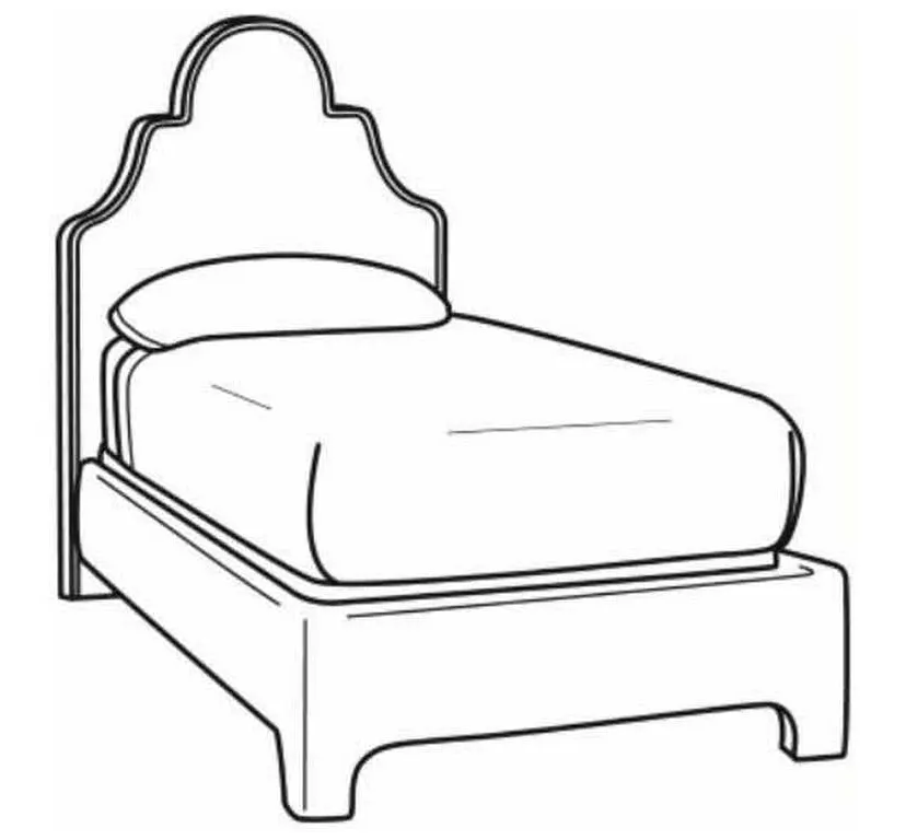 CR Laine BT150 Chelsea Twin Bed CR Laine BT150 Chelsea Twin Bed