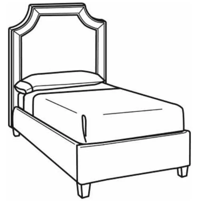 CR Laine BT200-S Carson Short Twin Bed CR Laine BT200-S Carson Short Twin Bed