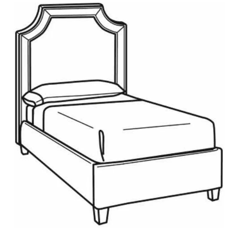 CR Laine BT200-S Carson Short Twin Bed CR Laine BT200-S Carson Short Twin Bed