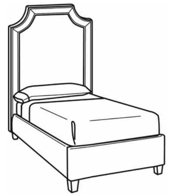 CR Laine BT200-T Carson Tall Twin Bed CR Laine BT200-T Carson Tall Twin Bed