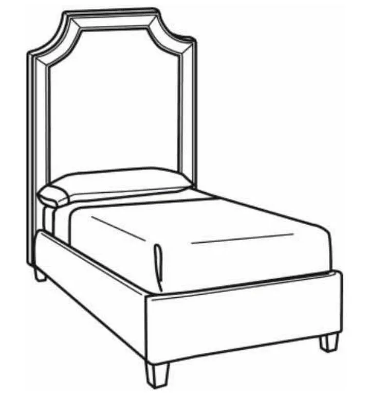 CR Laine BT200-T Carson Tall Twin Bed CR Laine BT200-T Carson Tall Twin Bed
