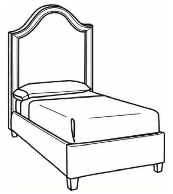CR Laine BT300-T Alexa Tall Twin Bed CR Laine BT300-T Alexa Tall Twin Bed