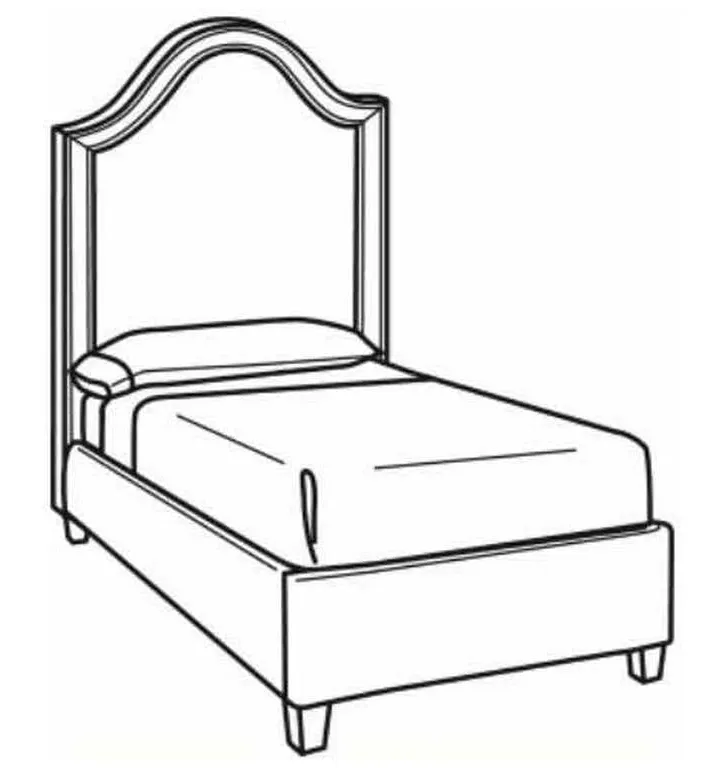 CR Laine BT300-T Alexa Tall Twin Bed CR Laine BT300-T Alexa Tall Twin Bed