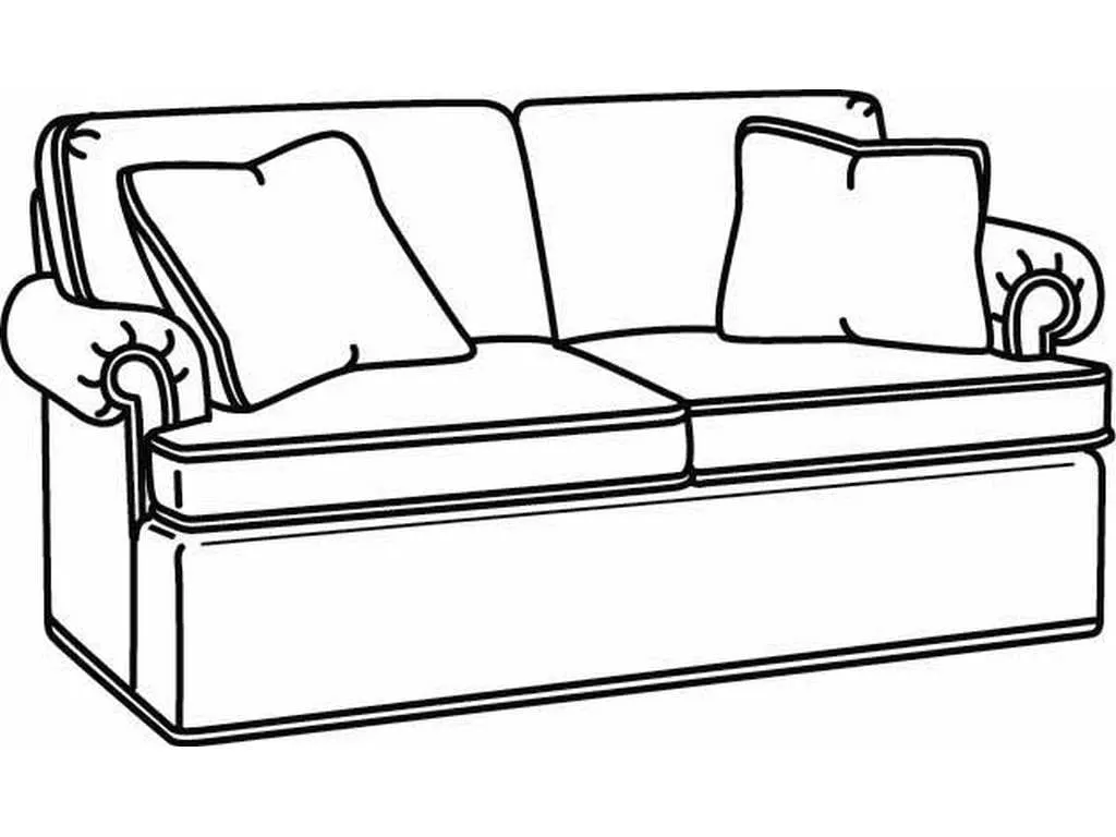 CR Laine CD8600  Series CD8604R Loveseat