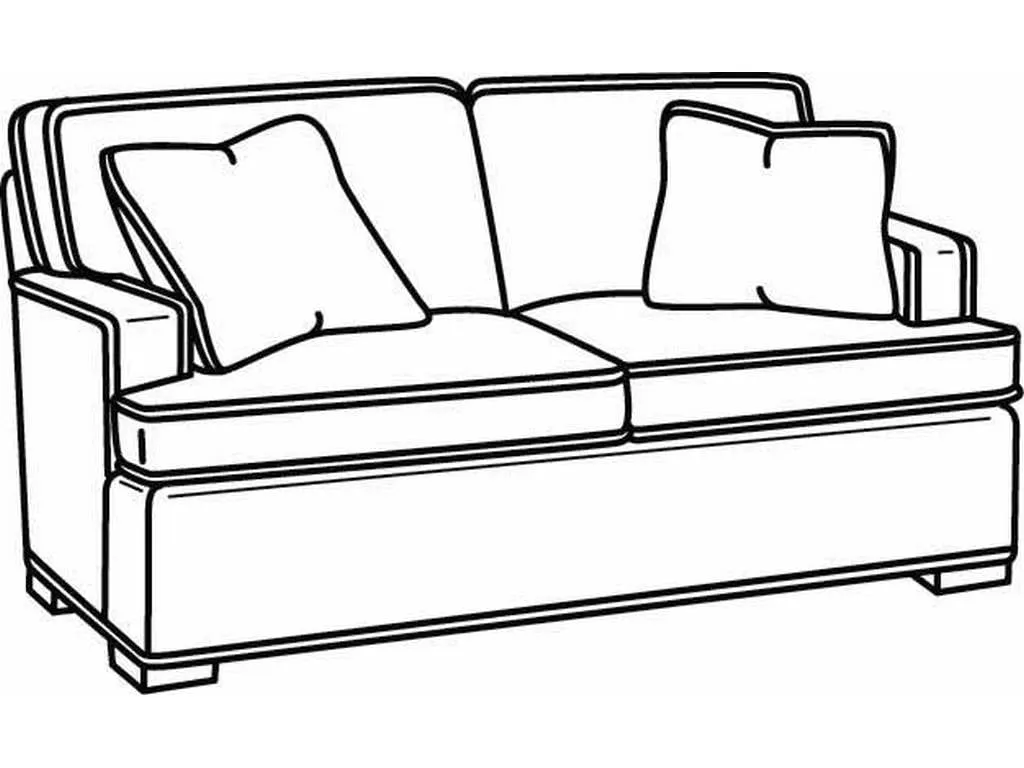 CR Laine CD8600  Series CD8604T Loveseat