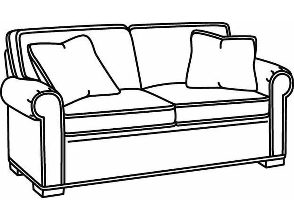 CR Laine CD8700  Series CD8704S Loveseat