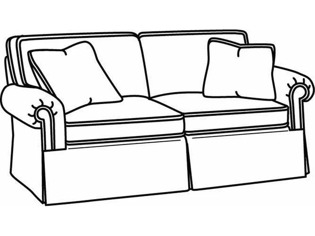 CR Laine CD8700  SERIES CD8724R Loveseat