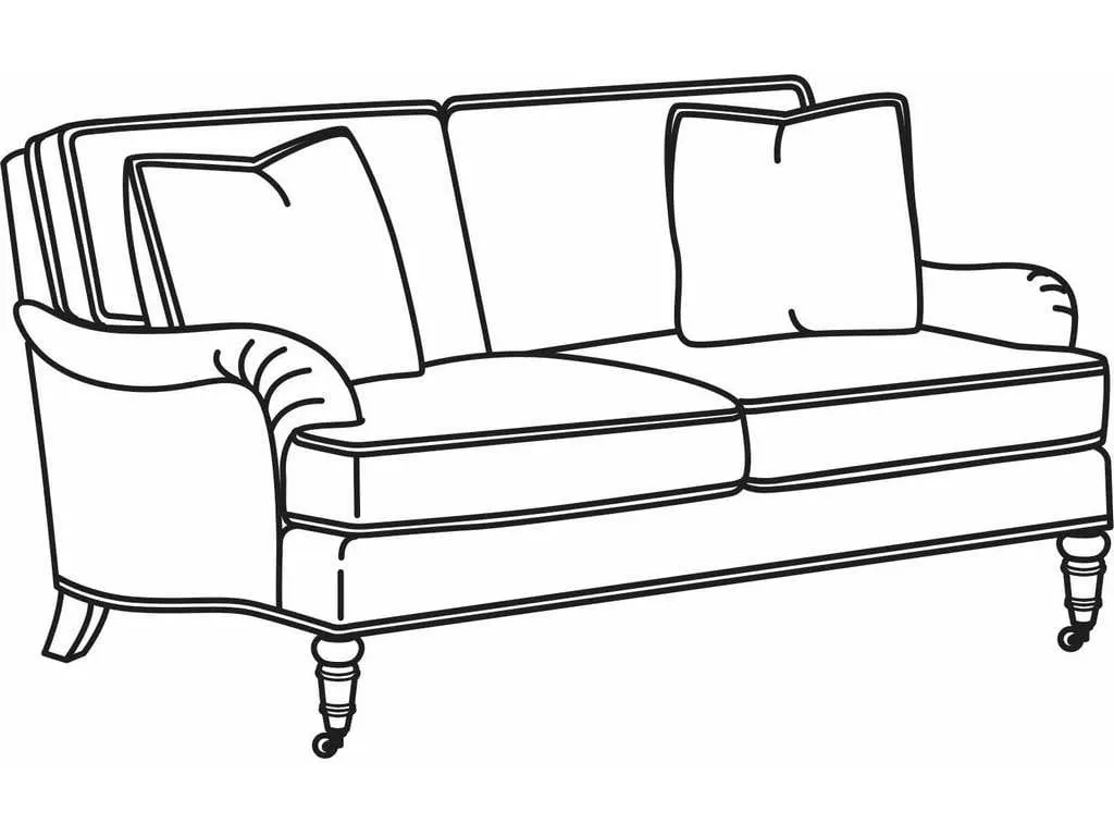 CR Laine CD8800  SERIES CD8804E Loveseat