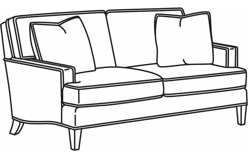 CR Laine CD8800 SERIES CD8804T Loveseat CR Laine CD8800 SERIES CD8804T Loveseat