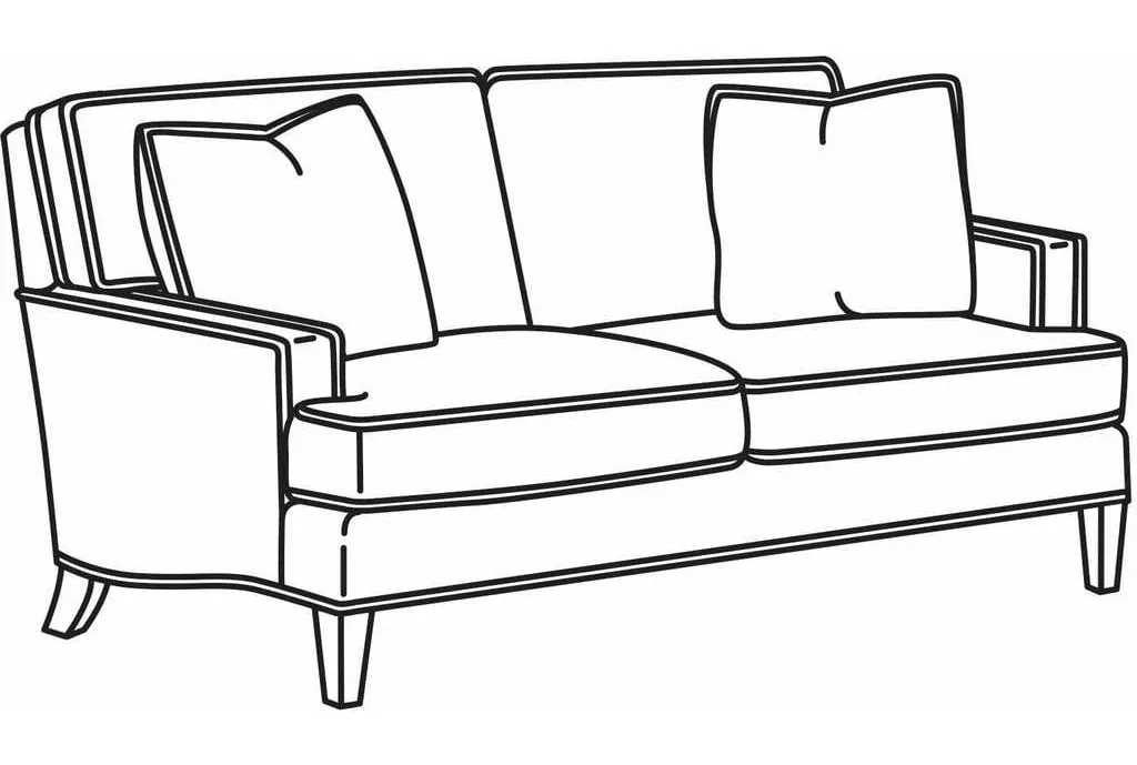 CR Laine CD8800 SERIES CD8804T Loveseat CR Laine CD8800 SERIES CD8804T Loveseat