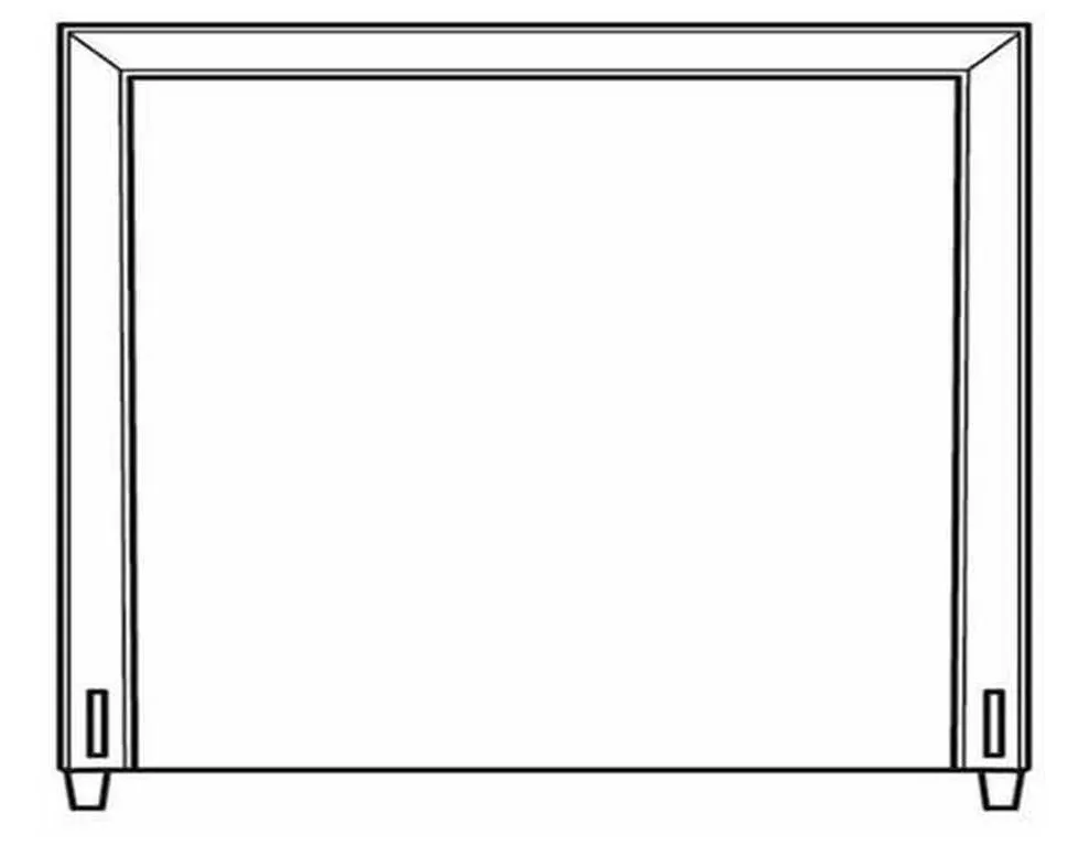 CR Laine HK100-S Keaton Short King Headboard CR Laine HK100-S Keaton Short King Headboard