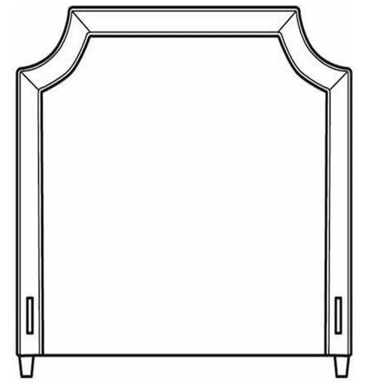 CR Laine HT200-S Carson Short Twin Headboard CR Laine HT200-S Carson Short Twin Headboard