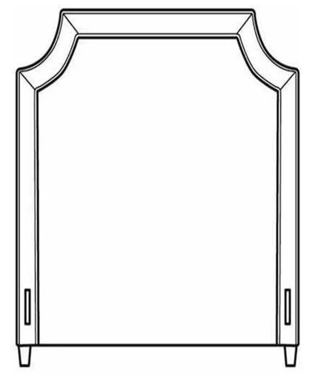 CR Laine HT200-T Carson Tall Twin Headboard CR Laine HT200-T Carson Tall Twin Headboard