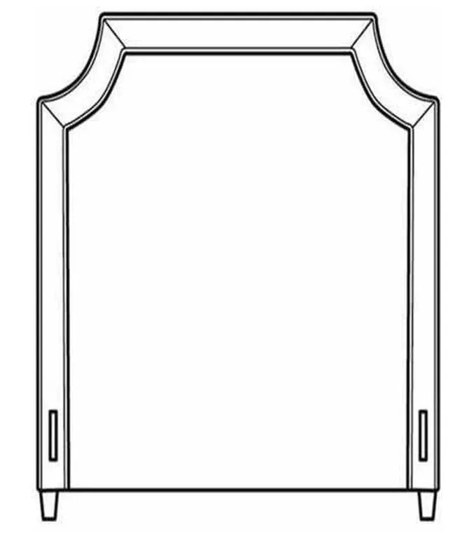 CR Laine HT200-T Carson Tall Twin Headboard CR Laine HT200-T Carson Tall Twin Headboard