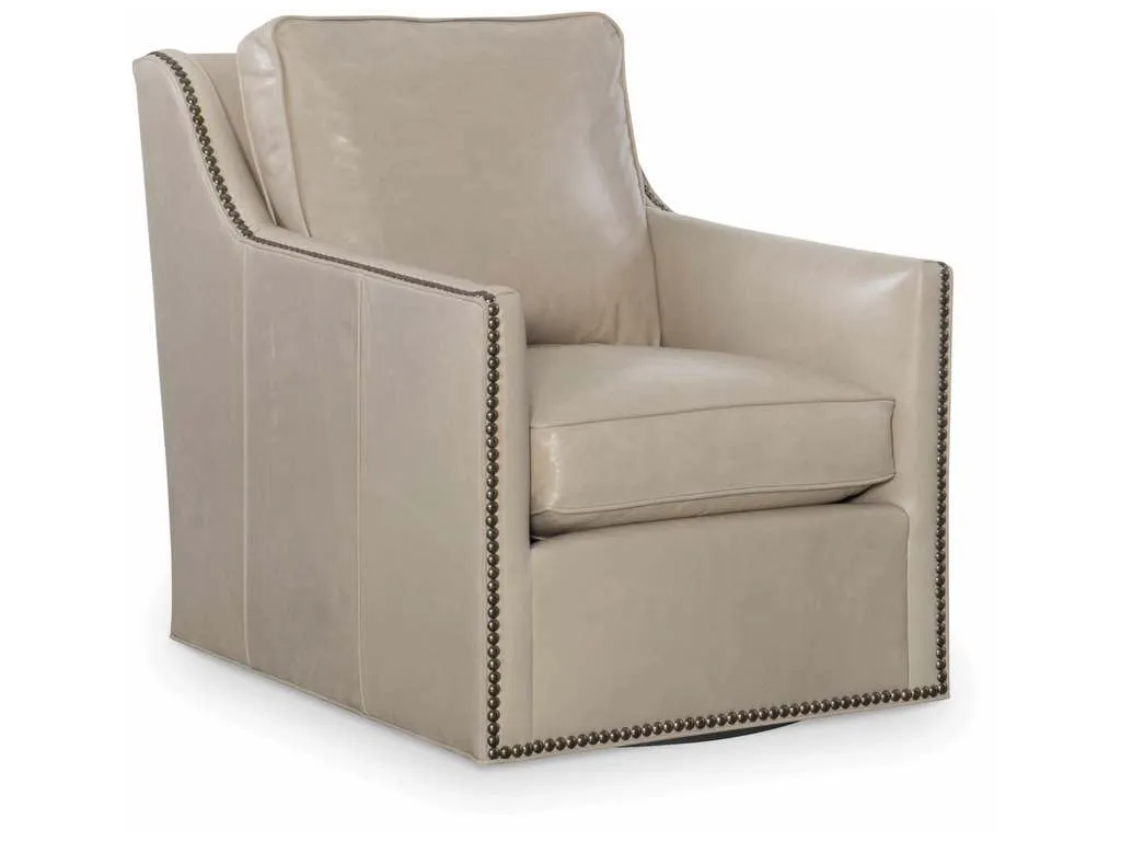 CR Laine L2588-05SW  Janson Leather Swivel Chair
