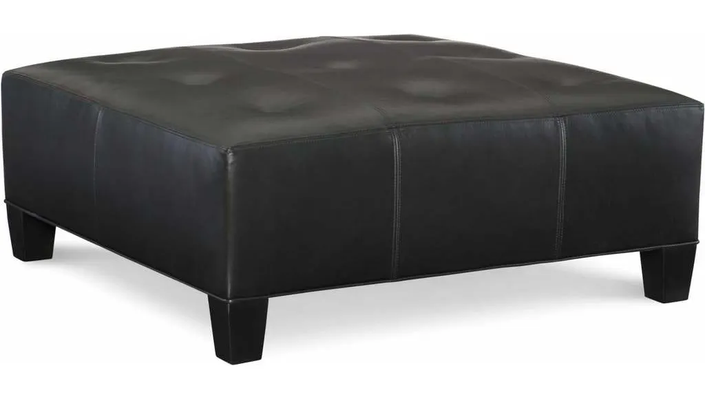 CR Laine L27 Catskill Leather Square Ottoman CR Laine L27 Catskill Leather Square Ottoman