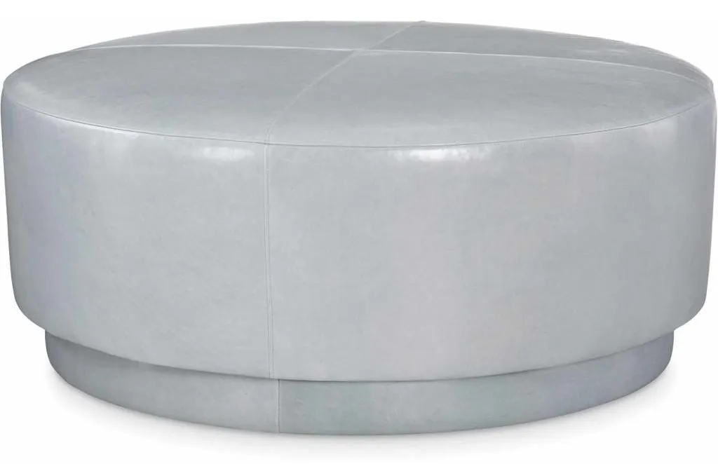 CR Laine L2997-07 Shelby Leather Round Ottoman CR Laine L2997-07 Shelby Leather Round Ottoman