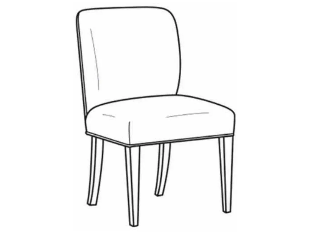 CR Laine L3030-0  Landon Leather Side Chair