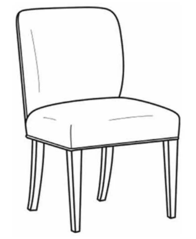 CR Laine L3030-0 Landon Leather Side Chair CR Laine L3030-0 Landon Leather Side Chair