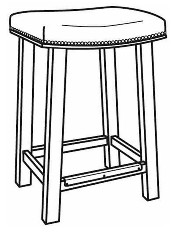 CR Laine L3048 Bess Leather Counter Stool CR Laine L3048 Bess Leather Counter Stool