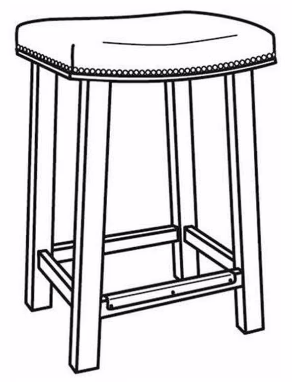 CR Laine L3049 Bess Leather Bar Stool CR Laine L3049 Bess Leather Bar Stool