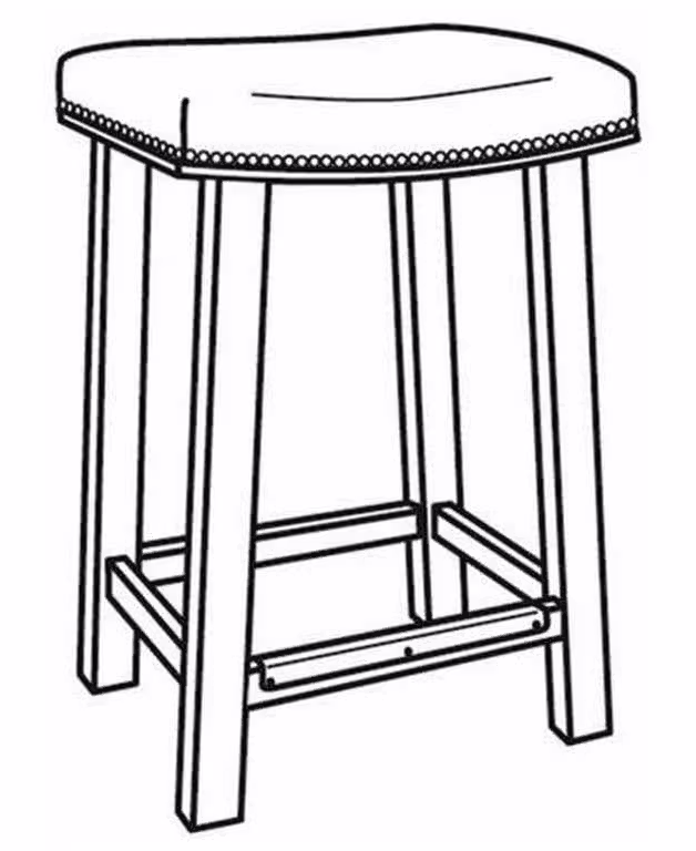 CR Laine L3049 Bess Leather Bar Stool CR Laine L3049 Bess Leather Bar Stool