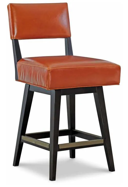 CR Laine L3090-45SW Haskell Leather Swivel Counter Stool CR Laine L3090-45SW Haskell Leather Swivel Counter Stool