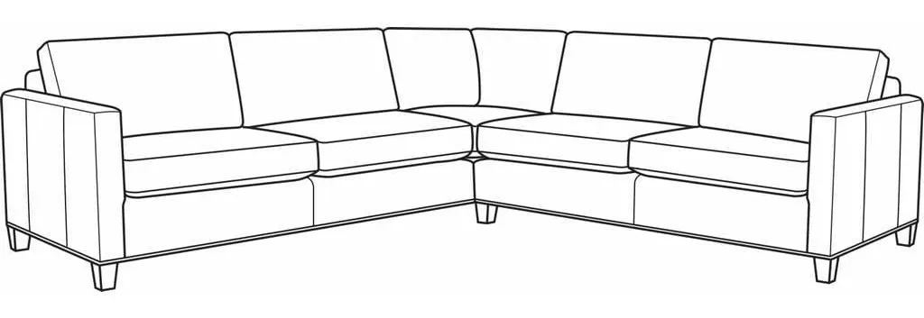 CR Laine L3100-10L Quinn Leather Sectional CR Laine L3100-10L Quinn Leather Sectional