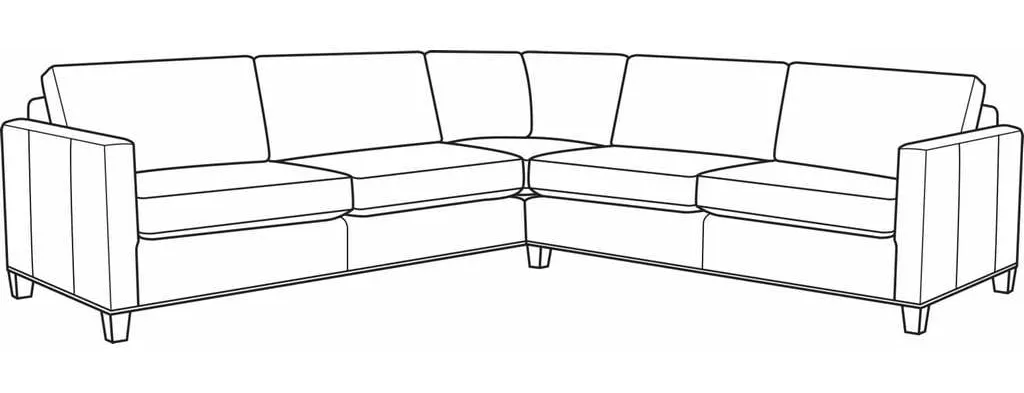 CR Laine L3100-10L Quinn Leather Sectional CR Laine L3100-10L Quinn Leather Sectional
