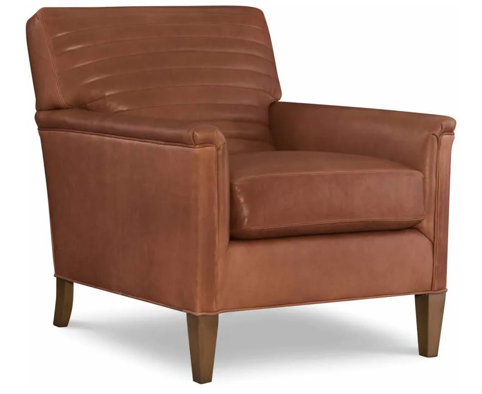 CR Laine L5135-CH Digby Leather Channel Back Chair CR Laine L5135-CH Digby Leather Channel Back Chair