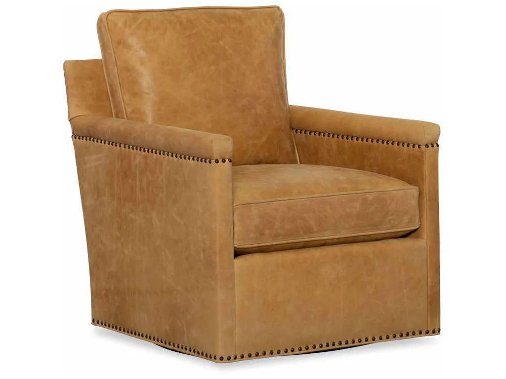 CR Laine L535-05SW Brooklyn Leather Swivel Chair
