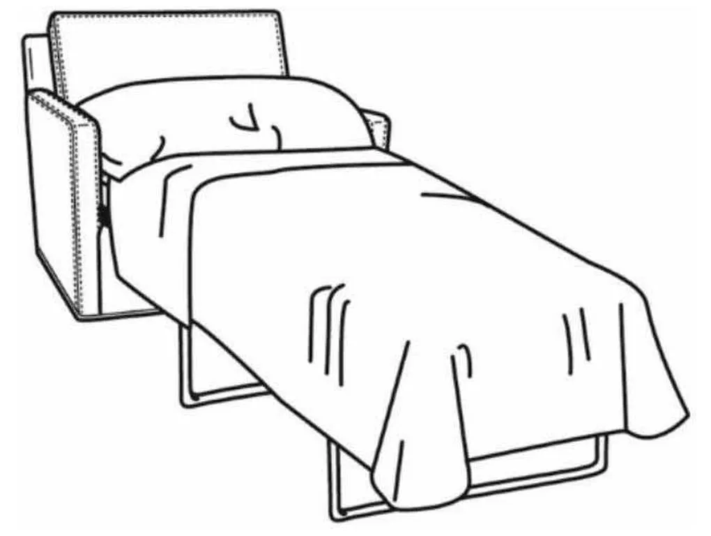 CR Laine L5746-S Oliver Leather Twin Sleeper CR Laine L5746-S Oliver Leather Twin Sleeper