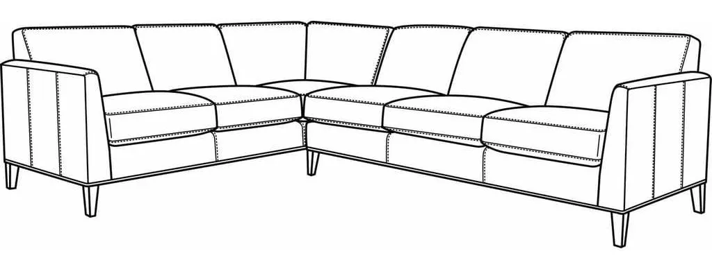 CR Laine L6700 Westport Leather Sectional CR Laine L6700 Westport Leather Sectional