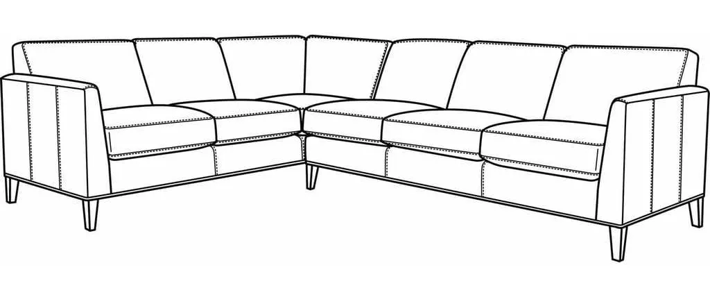 CR Laine L6700 Westport Leather Sectional CR Laine L6700 Westport Leather Sectional