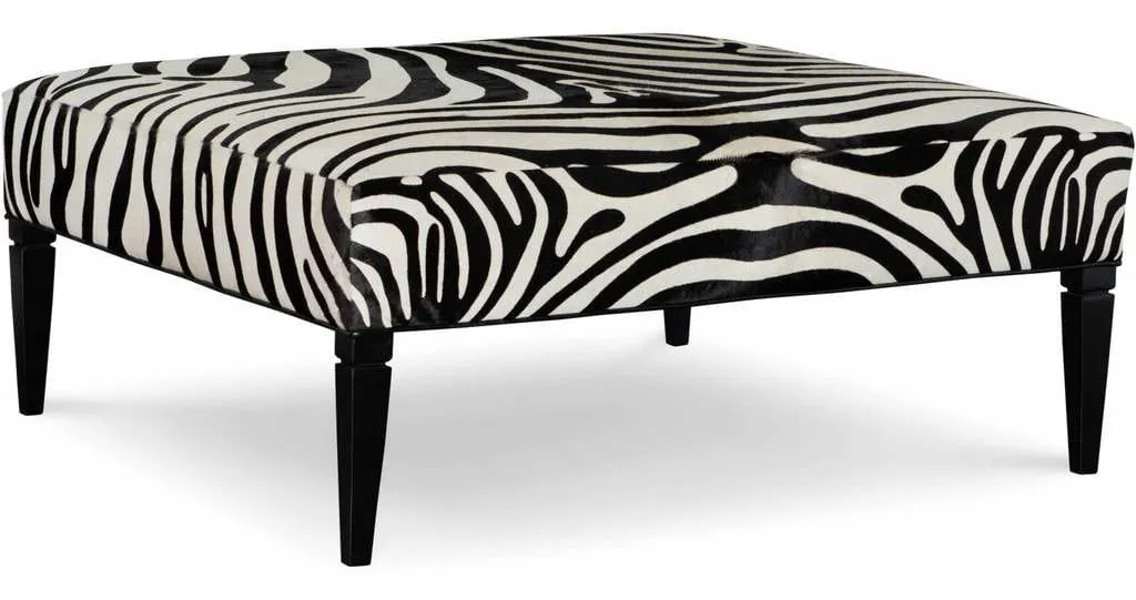 CR Laine L77-17 Trevor Leather Square Ottoman CR Laine L77-17 Trevor Leather Square Ottoman