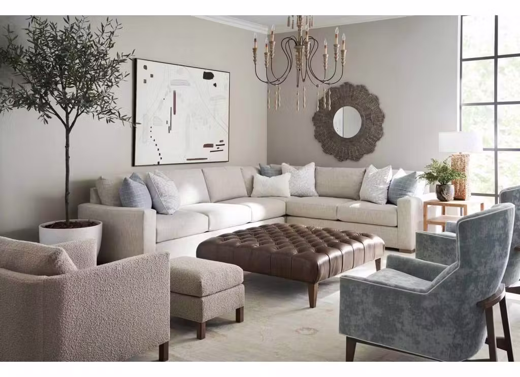 CR Laine L78-07 Nina Large Square Ottoman CR Laine L78-07 Nina Large Square Ottoman