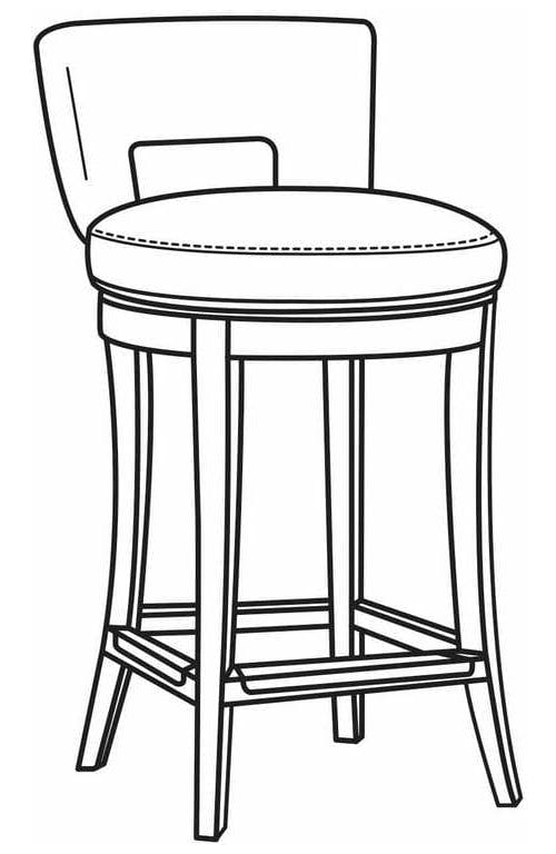 CR Laine 3130-46SW Della Bar Stool CR Laine 3130-46SW Della Bar Stool