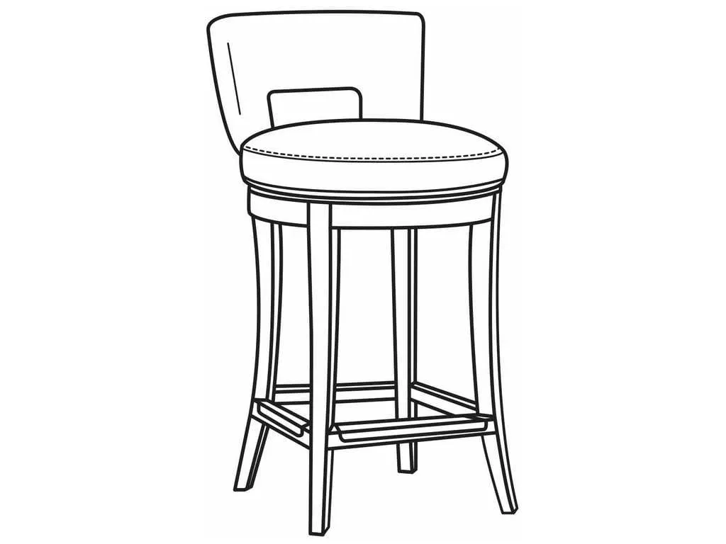 CR Laine L3130-46SW Della Barstool