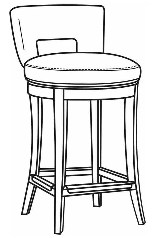 CR Laine L3130-46SW Della Barstool CR Laine L3130-46SW Della Barstool