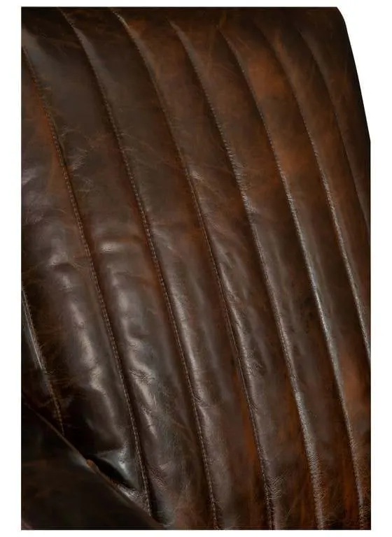 CR Laine L1775-05SWCH Malcolm Leather Channel Back Swivel Chair CR Laine L1775-05SWCH Malcolm Leather Channel Back Swivel Chair