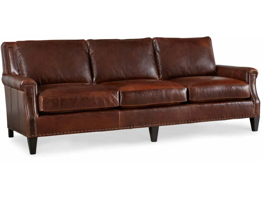 CR Laine L5051-01  Warwick Long Leather Sofa